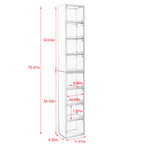 8-Tier Media Tower Rack