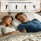 Full/Queen/King — 12" Hybrid Medium Firm Mattress | Individually Pocketed Innerspring + Memory Foam | Edge Support | Breathable Knitted Cover | Motion Isolation | CertiPUR-US Certified | Bedroom | White/Black