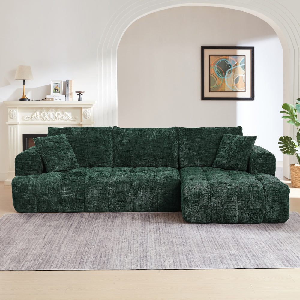 Chenille L-Shape Luxury Sectional Oversized Sofa