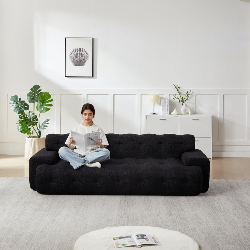 87.4" Cloud Series 3-Seat Minimalist