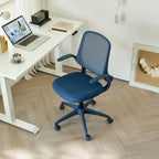 Ergonomic High-Back Mesh Office Chair | 350 lbs Capacity | Flip-Up Armrests | 10-Layer Curved Molded Foam Seat | Butterfly Upright Lock | SGS Class 3 Gas Lift | Fireproof | Home Office | Purple/Yellow/Green/Blue/Red