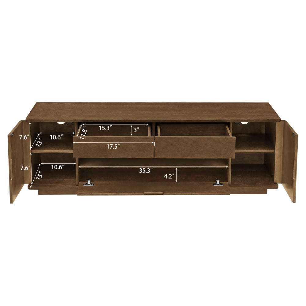59" Mid Century Modern TV Stand for TVs up to 65"