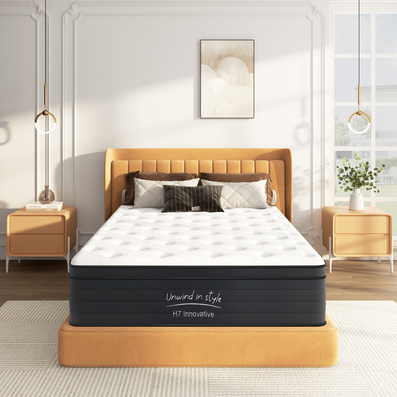 Twin/Full/Queen/King —  12 Inch DreamLayer H7 Hybrid Pocket Spring Mattress