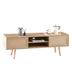 55.12" Rattan TV cabinet