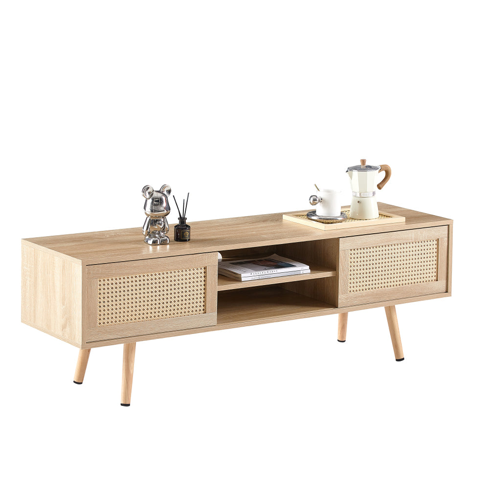 55.12" Rattan TV cabinet
