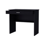 Kaylor Storage Desk — Modern Computer Desk with Storage Drawer & Open Shelf | 31.5" Spacious Work Surface | Compact Space-Saving Design | Home Office, Study, Bedroom | TSCA Compliant & FSC Certified | Black