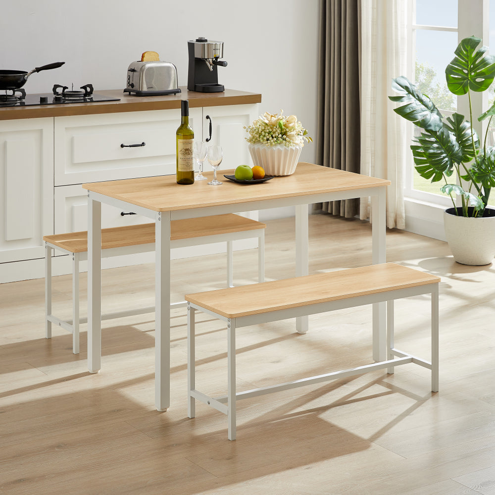 43.3" Industrial Dining Table Set for 4