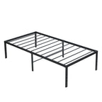 Twin/Full/Queen/King Size Heavy Duty Metal Platform Bed Frame | 750 lbs Steel Slat Support | No Noise No Shaking | Under-Bed Storage Space | Quick & Easy Assembly | Black