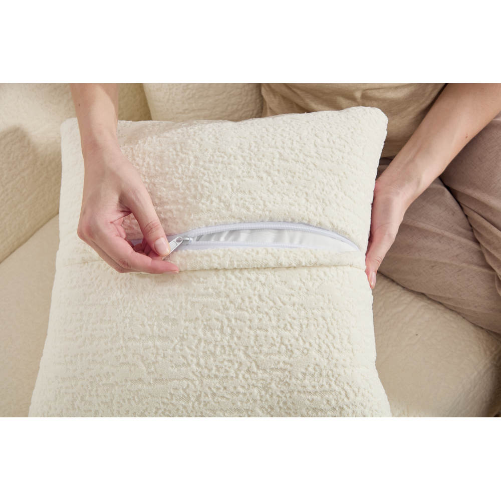 110" Curved Boneless Sectional Sofa 4-Seat | Chenille Upholstery | High-Density Foam & Spring | Flared Arms Pillow Back | No Assembly Required | Child & Pet Friendly | White/Gray/Beige/Green/Orange/Navy/Caramel/Black