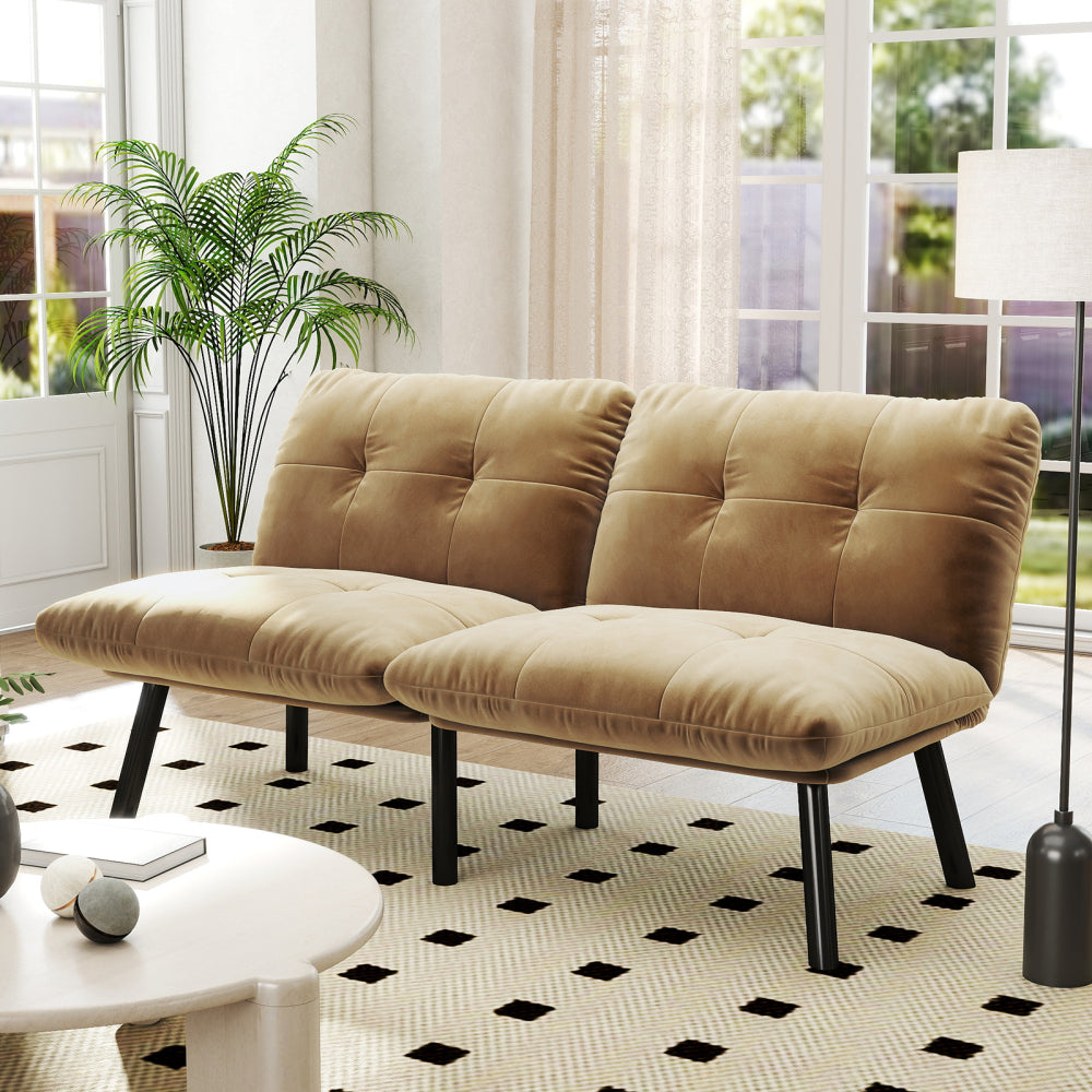 63" Convertible Folding Sofa Bed