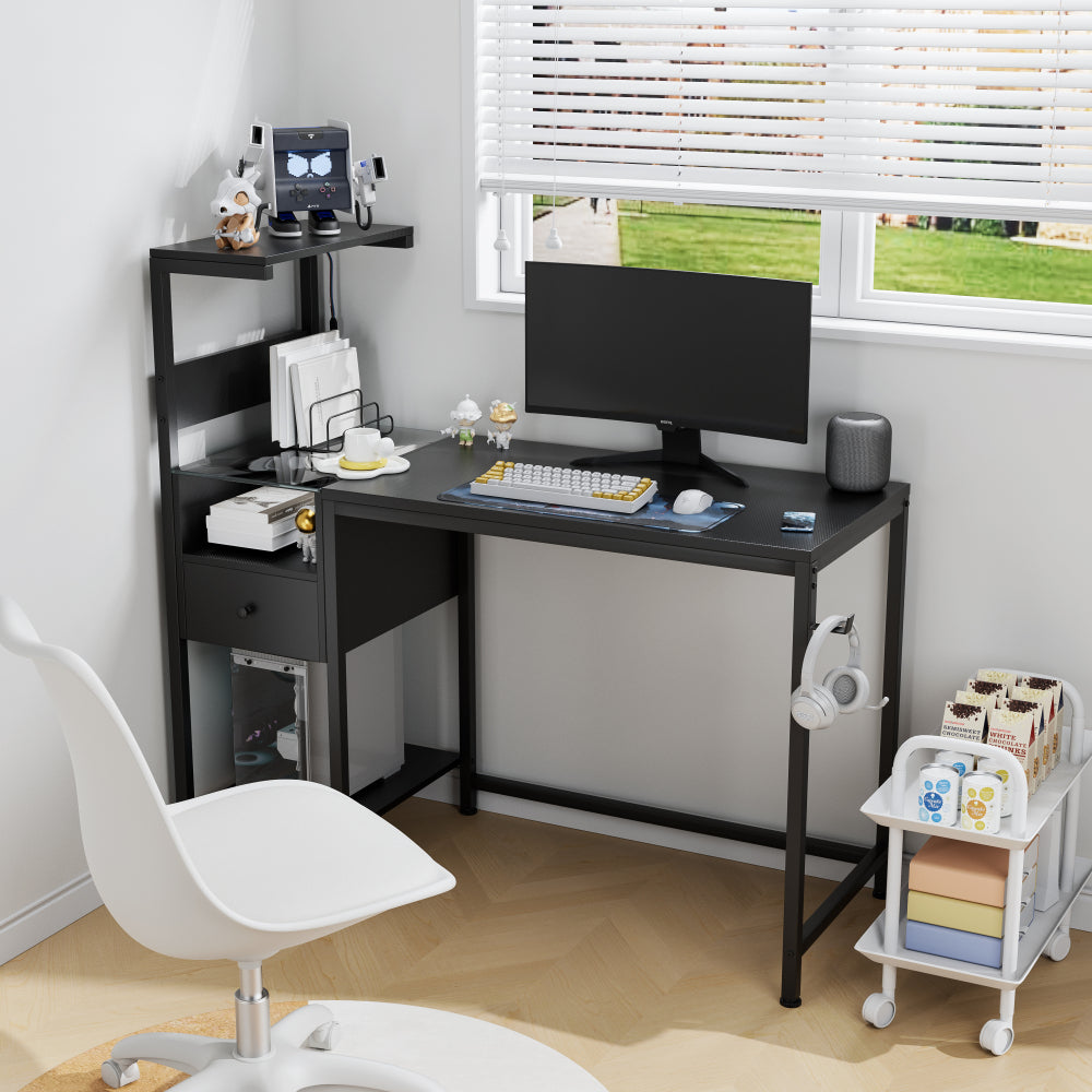 Computer Desk with Power Outlet & USB Charging