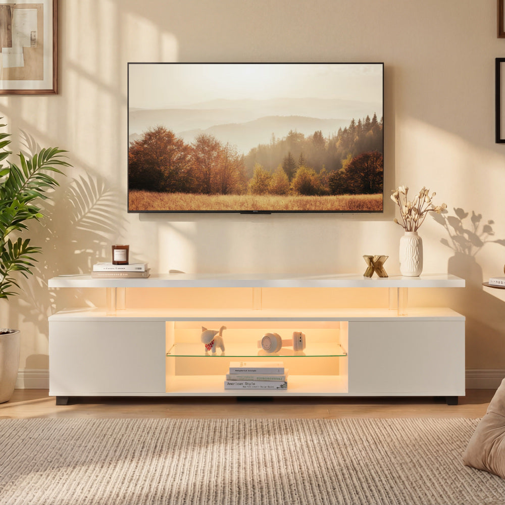 TV Stand for 60 Inch TV LED Gaming Entertainment