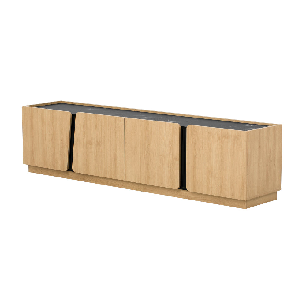 U-Can Modern Storage Cabinet with Rounded Corners