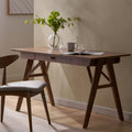 Wood Desk with Drawers