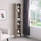 8-layer adjustable shelf ultra-thin bookshelf