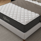 Twin/Full/Queen/King 10" Cooling Gel Hybrid Mattress | Orthopedic Pocket Spring + Memory Foam | Pressure Relief | Low Motion Transfer | Water Resistant | Adjustable Base Compatible | CertiPUR-US Certified | Made in USA