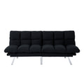 67" Multifunctional 2-Seat Sofa Bed | Foldable Corduroy Couch | 3-Position Adjustable Backrest + Armrest | High-Density Foam | Sturdy Wood + Metal Frame | 3-Second Switch | Living Room, Apartment, Studio | Light Gray/Black/Dark Gray/Green/Yellow