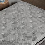 Twin/Queen/King — 12" Hybrid Medium Firm Mattress | Pocketed Coil Innerspring + Cooling Gel + Memory Foam | Knitted Breathable Top Panel | Low Motion Transfer | CertiPUR-US Certified | Bedroom | Black/Gray