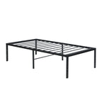 Twin/Full/Queen/King Size Heavy Duty Metal Platform Bed Frame | 750 lbs Steel Slat Support | No Noise No Shaking | Under-Bed Storage Space | Quick & Easy Assembly | Black