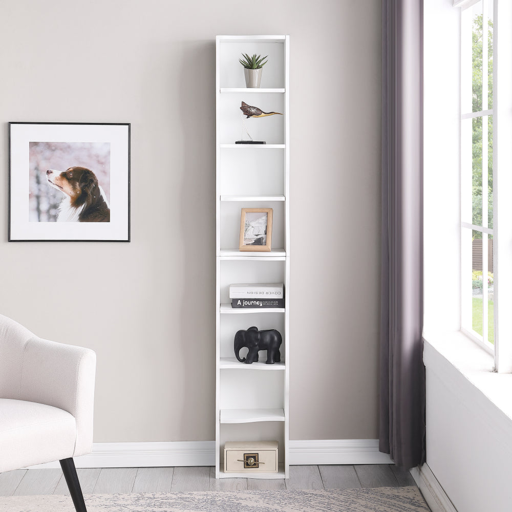 8-layer adjustable shelf ultra-thin bookshelf
