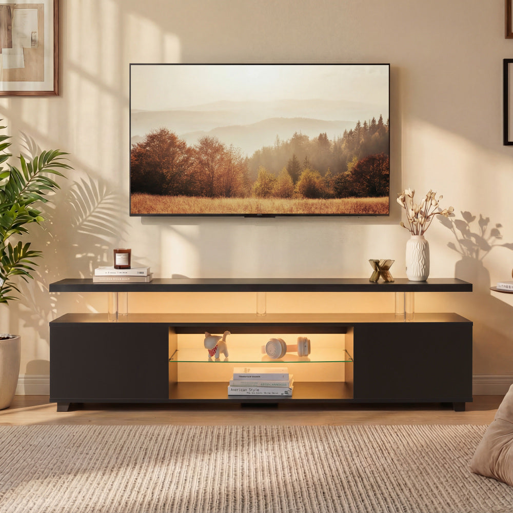 TV Stand for 60 Inch TV LED Gaming Entertainment