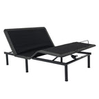 Queen Size Adjustable Bed Base with Voice Control | Wireless Remote | Built-In Speaker & Phone Charging | Zero Gravity & Anti-Snore | 750 lbs | 10-Min No-Tool Assembly | Black