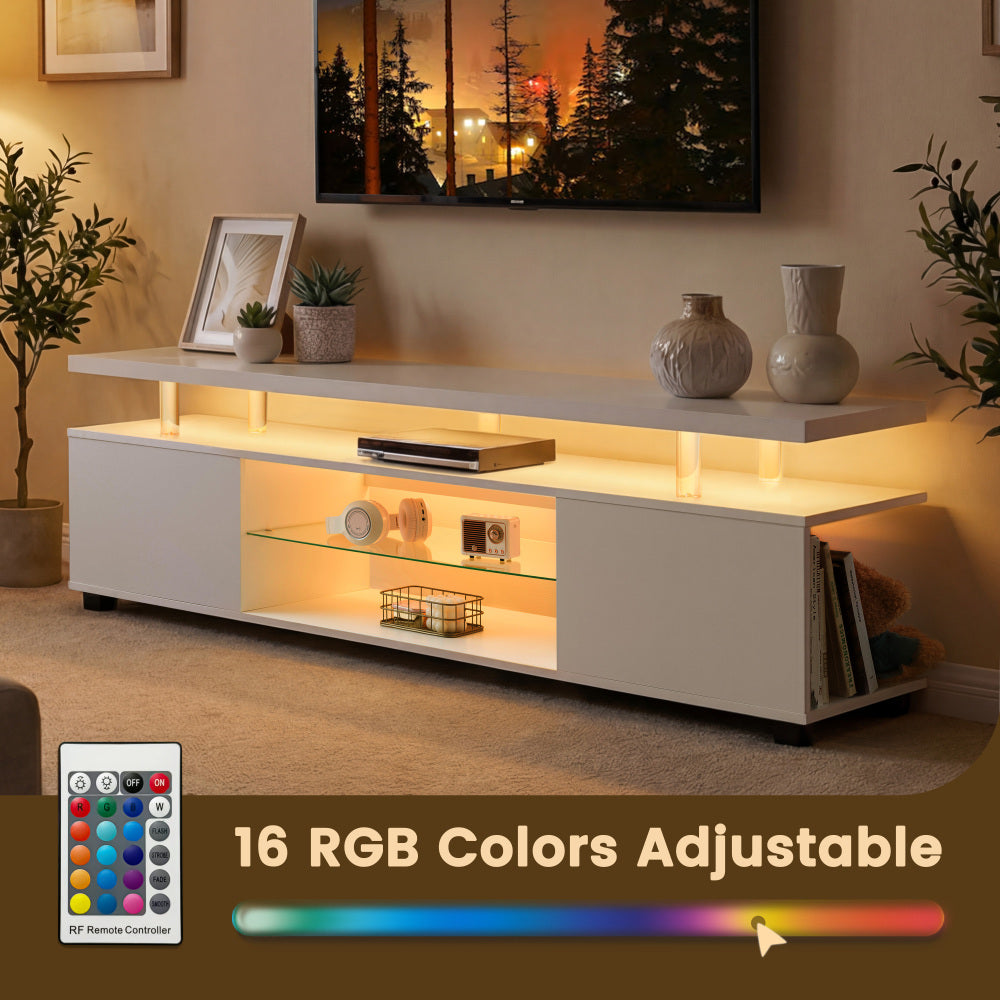 TV Stand for 60 Inch TV LED Gaming Entertainment