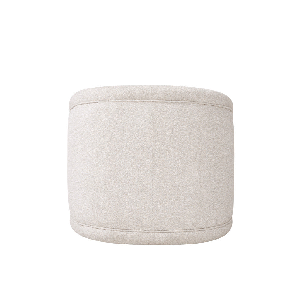 Sabbo Beige Bouclé Swivel Chair