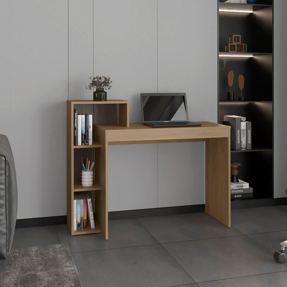 Britt 43" Wide Four Shelves Writing Desk