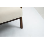 Mid Century Modern Accent Chair with Wood Frame