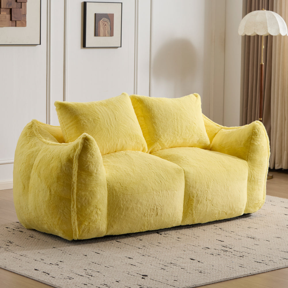Giant 2-Seat Bean Bag Sofa for Adults