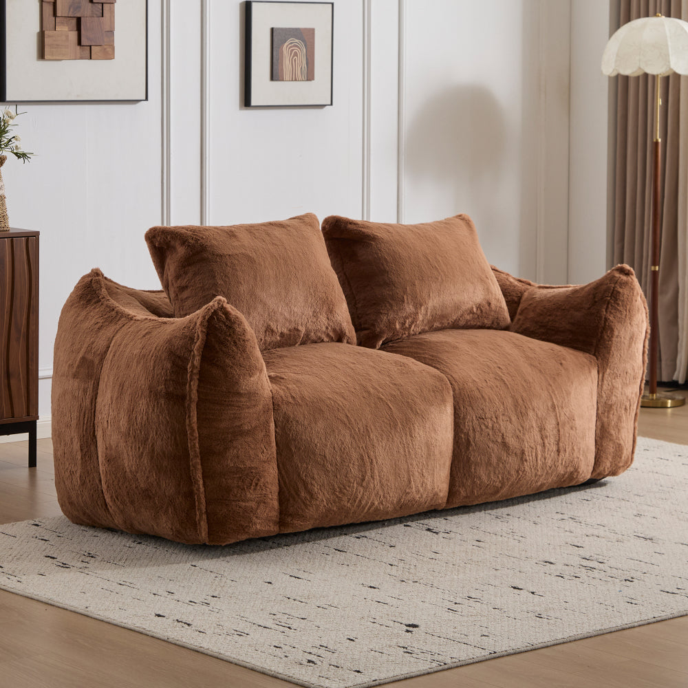 Giant 2-Seat Bean Bag Sofa for Adults