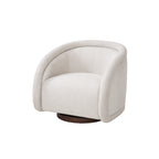 Sabbo Beige Bouclé Swivel Chair