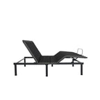 Queen Size Adjustable Bed Base with Voice Control | Wireless Remote | Built-In Speaker & Phone Charging | Zero Gravity & Anti-Snore | 750 lbs | 10-Min No-Tool Assembly | Black