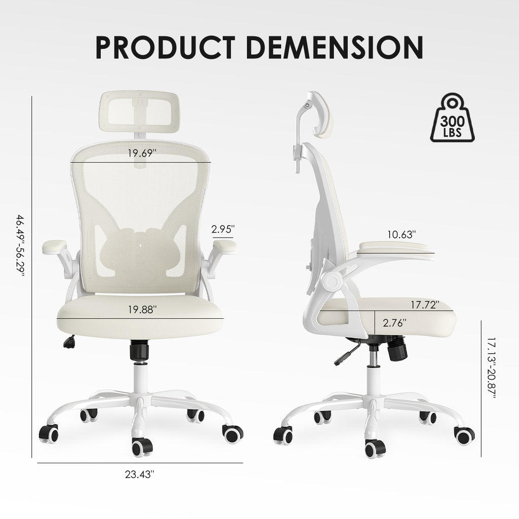 White Ergonomic