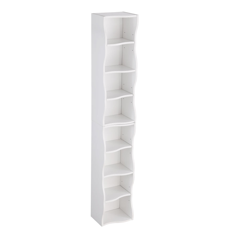 8-layer adjustable shelf ultra-thin bookshelf