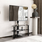 35.4 inch Black Multi-function TV Stand Height