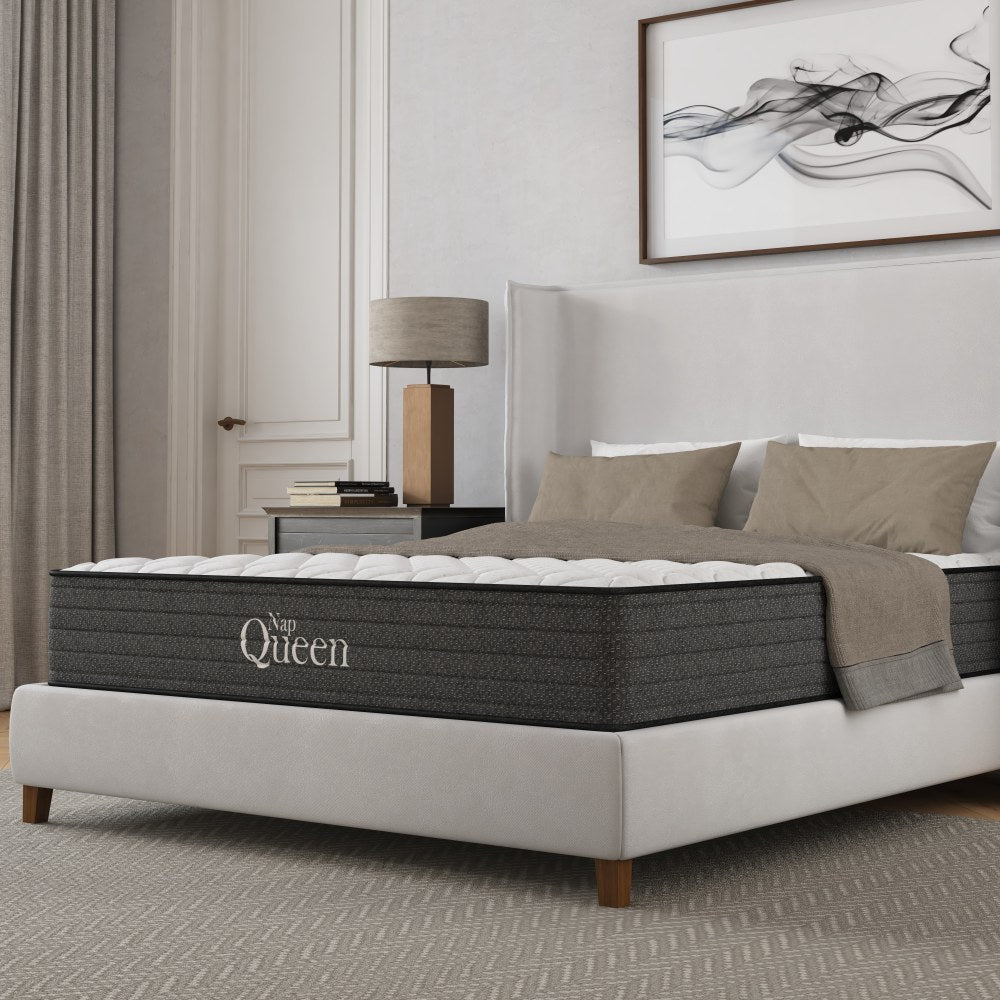 Twin/Full/Queen/King 10" Cooling Gel Hybrid Mattress | Orthopedic Pocket Spring + Memory Foam | Pressure Relief | Low Motion Transfer | Water Resistant | Adjustable Base Compatible | CertiPUR-US Certified | Made in USA