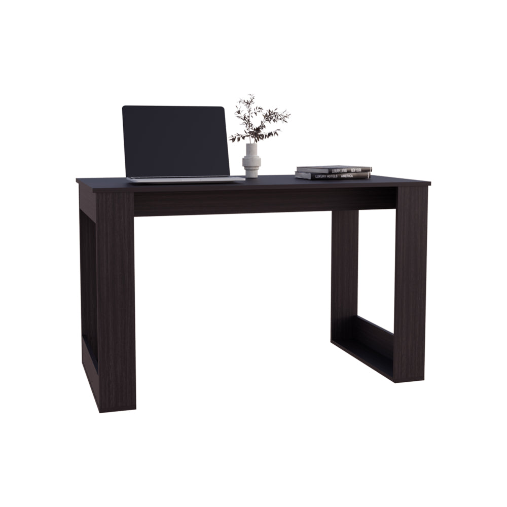 Oviedo 120 Writing Desk — 47" Spacious Work Surface | Modern Minimalist Design | Sturdy MDF Construction with Smooth Finish | Space-Saving Home Office Desk | Study, Bedroom, Apartment | White