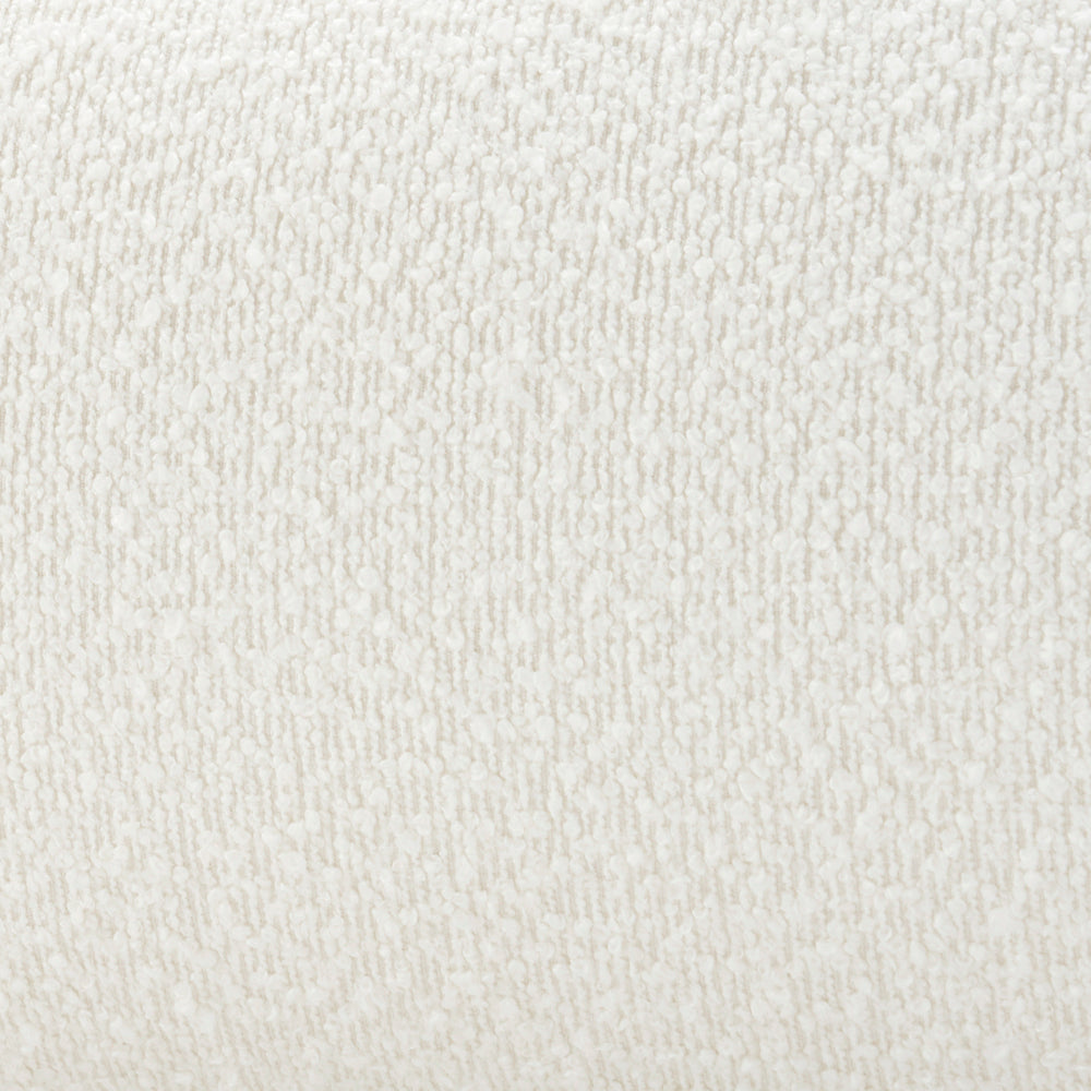 Queen/King Size Boucle Upholstered Platform Bed | Curved Ergonomic Headboard | Granular Fabric Texture | 800 lbs Heavy Duty | No Box Spring Needed | 40-Min Assembly | Cream / Green
