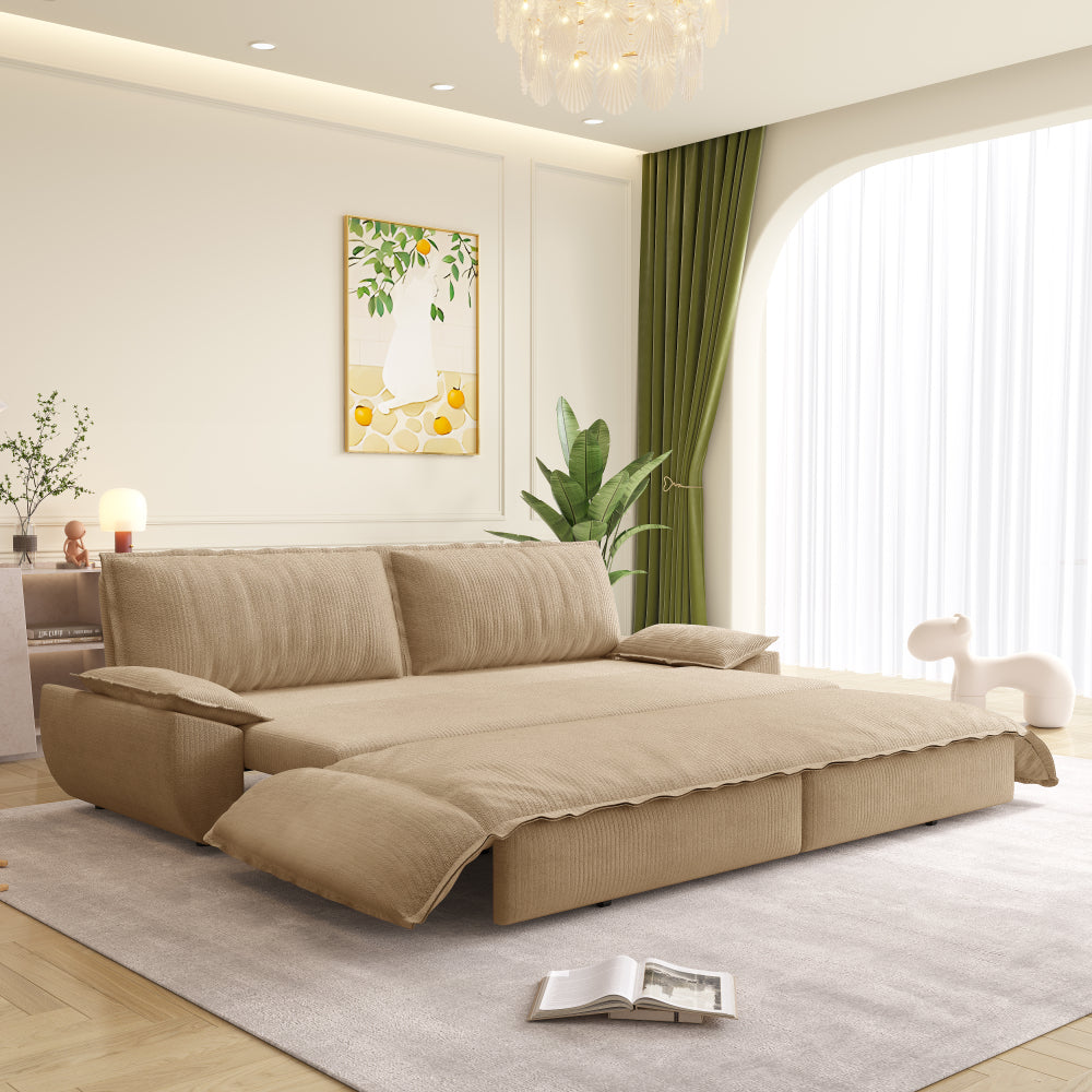 73.2" Queen Pull-Out Sofa Bed