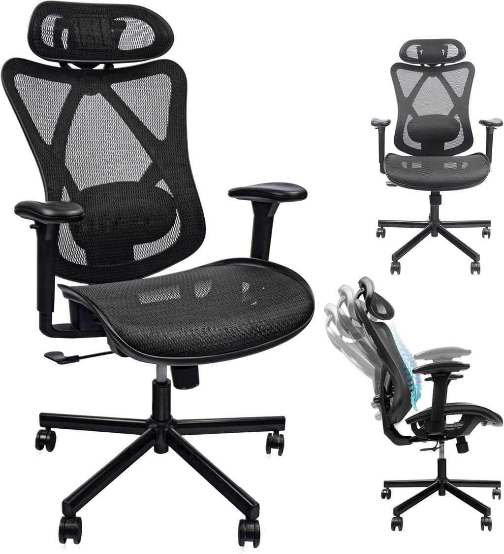 Apex Mesh Ergonomic High-Back Office Chair