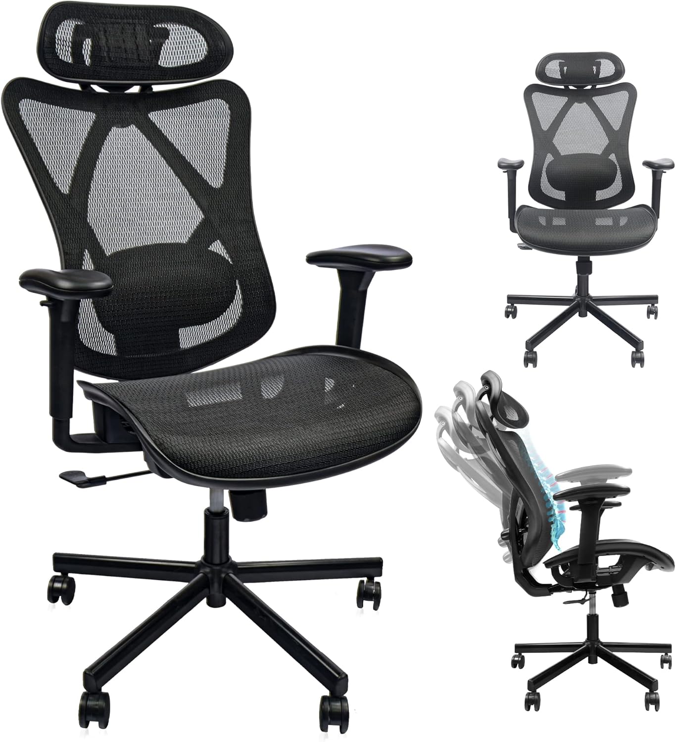 Apex Mesh Ergonomic High-Back Office Chair