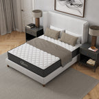 Twin/Full/Queen/King 10" Cooling Gel Hybrid Mattress | Orthopedic Pocket Spring + Memory Foam | Pressure Relief | Low Motion Transfer | Water Resistant | Adjustable Base Compatible | CertiPUR-US Certified | Made in USA
