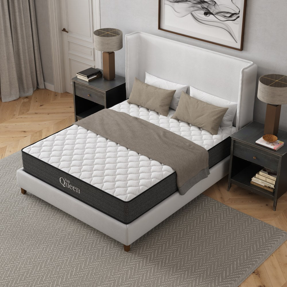 Twin/Full/Queen/King 10" Cooling Gel Hybrid Mattress | Orthopedic Pocket Spring + Memory Foam | Pressure Relief | Low Motion Transfer | Water Resistant | Adjustable Base Compatible | CertiPUR-US Certified | Made in USA