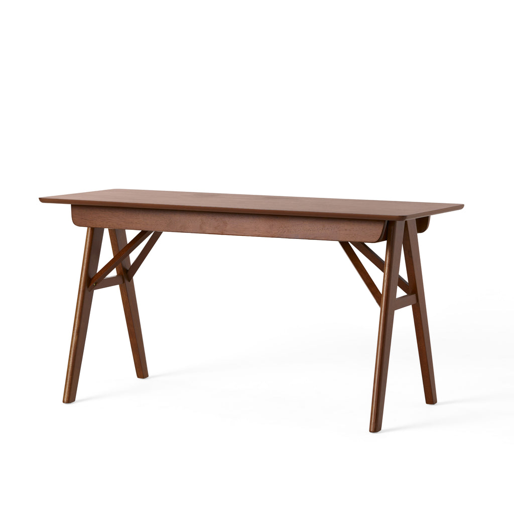 Wood Desk with Drawers