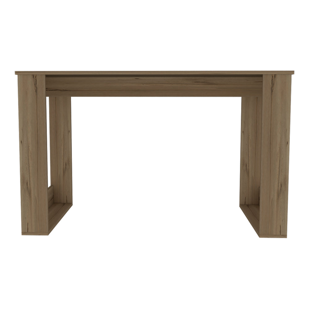 Oviedo 120 Writing Desk — 47" Spacious Work Surface | Modern Minimalist Design | Sturdy MDF Construction with Smooth Finish | Space-Saving Home Office Desk | Study, Bedroom, Apartment | White