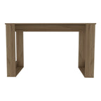 Oviedo 120 Writing Desk — 47" Spacious Work Surface | Modern Minimalist Design | Sturdy MDF Construction with Smooth Finish | Space-Saving Home Office Desk | Study, Bedroom, Apartment | White