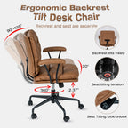 Brown office chair