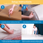 Twin/ Full | Onyx Navy Waterproof High-Density Foam Mattress